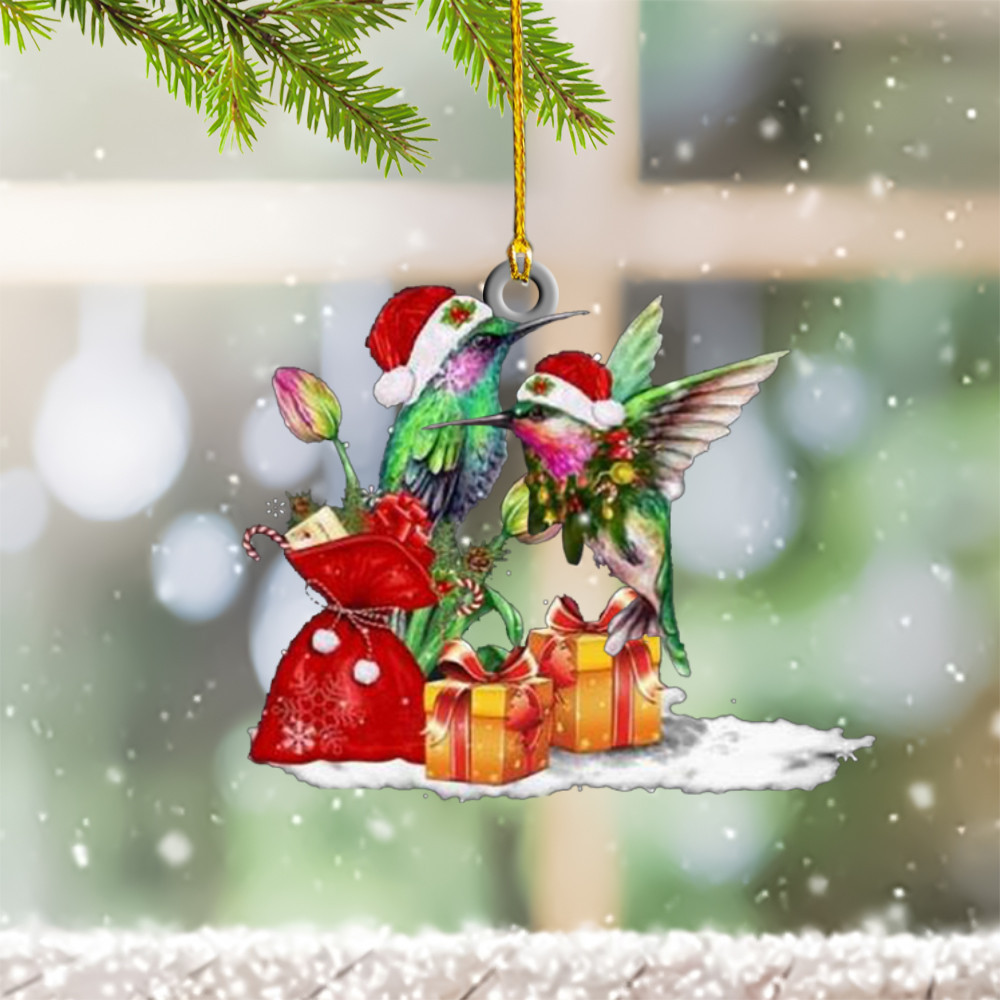 Hummingbird Christmas Ornament Hummingbird Hanging Ornament Xmas Tree Decorations
