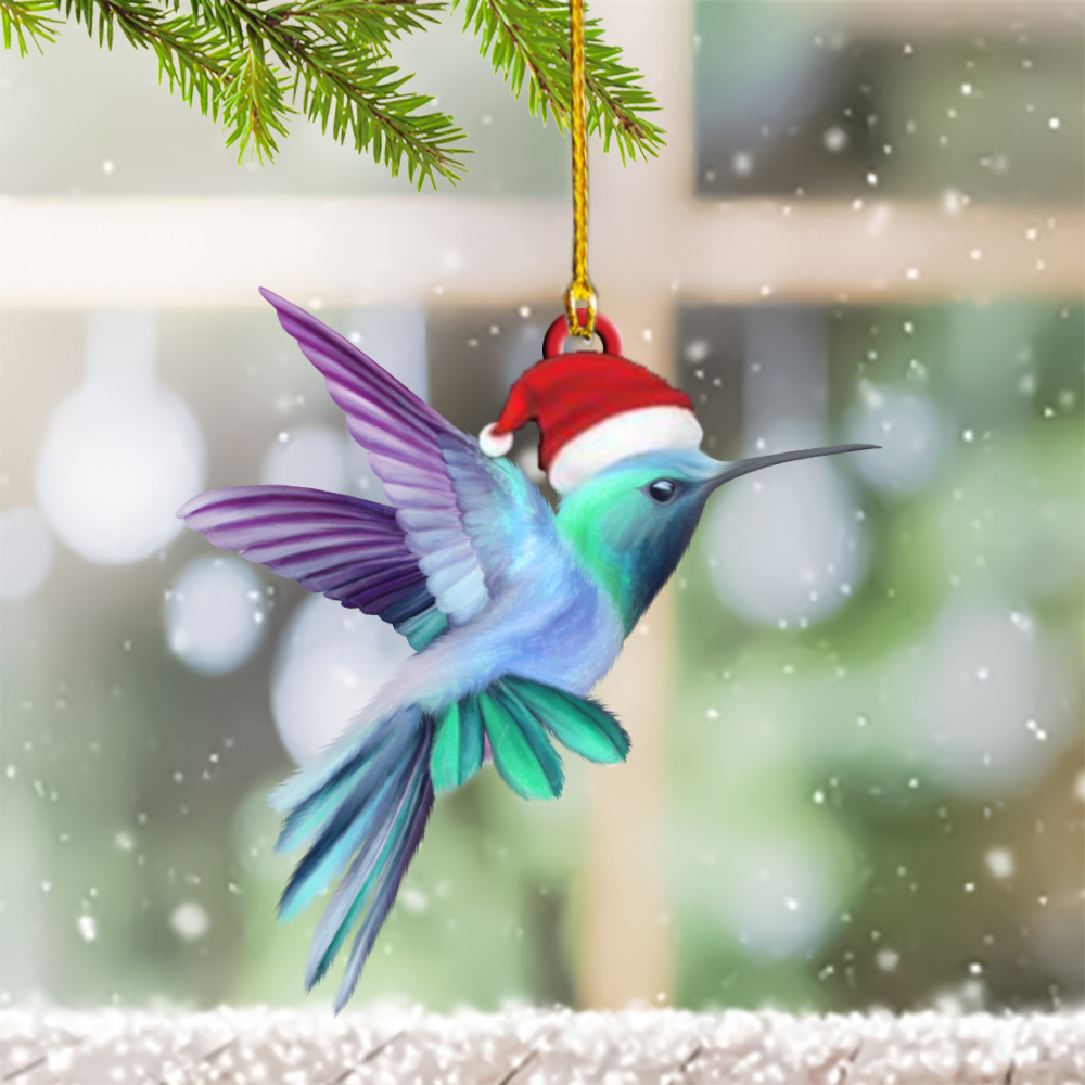 Hummingbird Christmas Ornament Hummingbird Lover Christmas Tree Ornament 2024