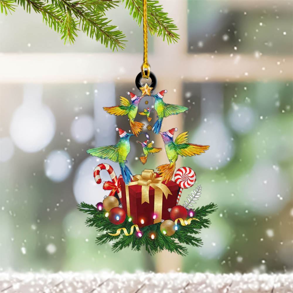 Hummingbird Christmas Ornament Hummingbird Lover Xmas Tree Ornament 2024