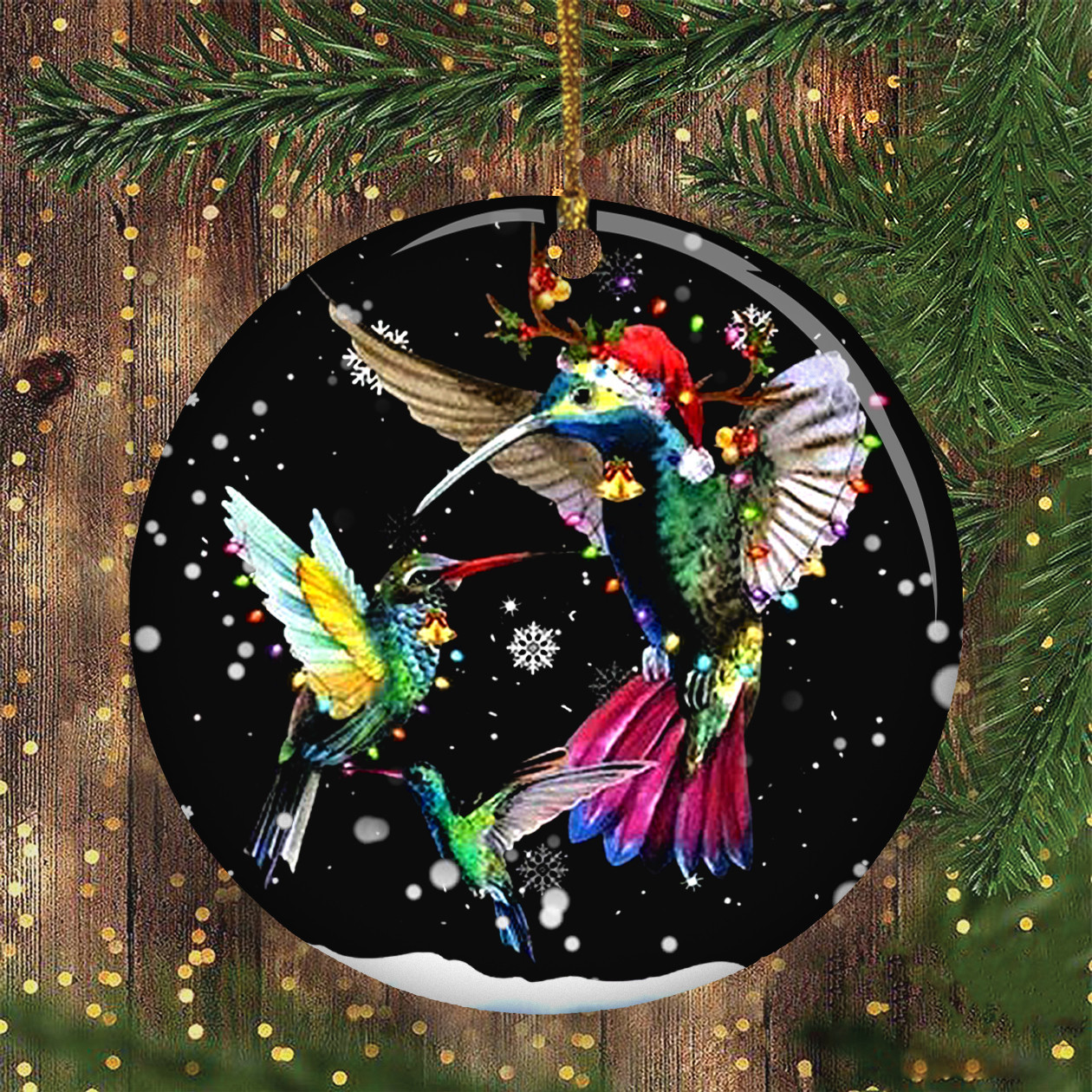 Hummingbird Christmas Ornament Hummingbird Ornament Outdoor Tree Ornaments Xmas Tree Decoration
