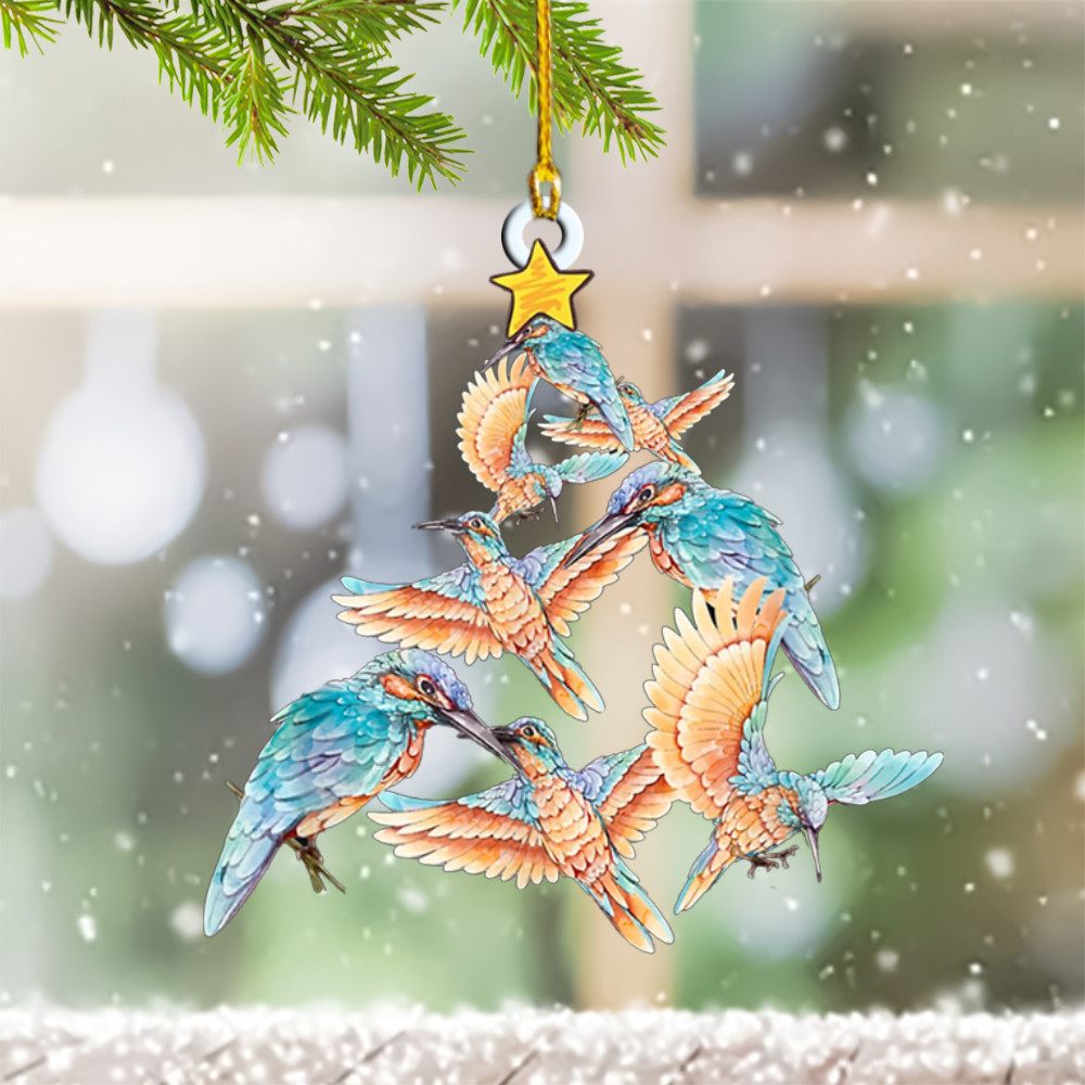 Hummingbird Christmas Ornament Xmas Tree Hanging Hummingbird Ornament Gifts