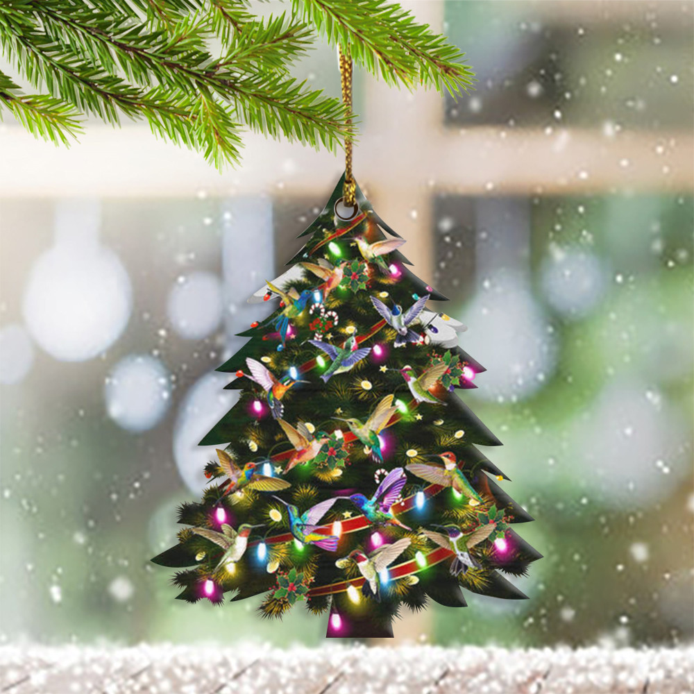 Hummingbird Christmas Tree Ornament Xmas Tree Topper Christmas Decoration