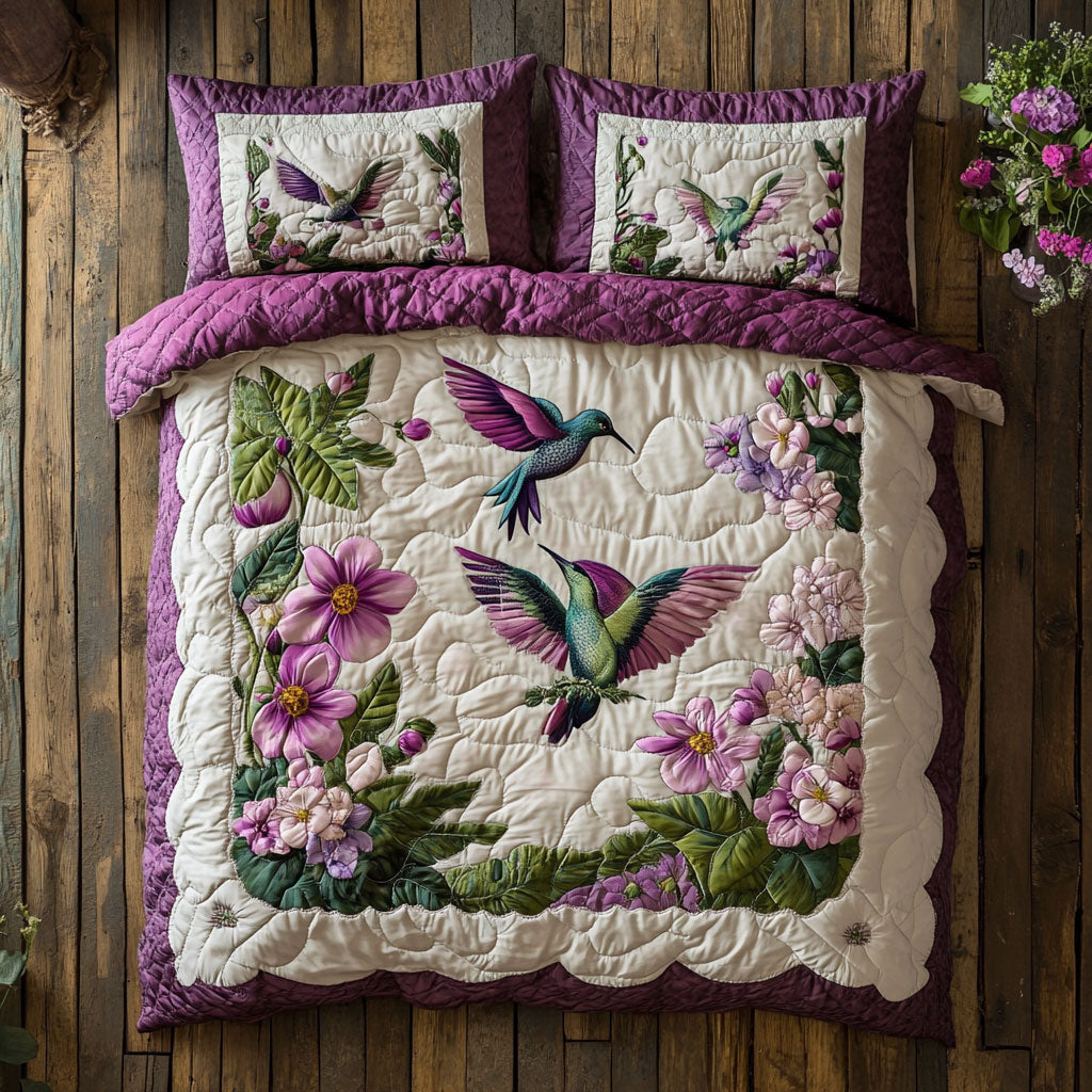 Hummingbird Duvet Cover Set Quilted Bedspreads 5 Year Anniversary Gift
