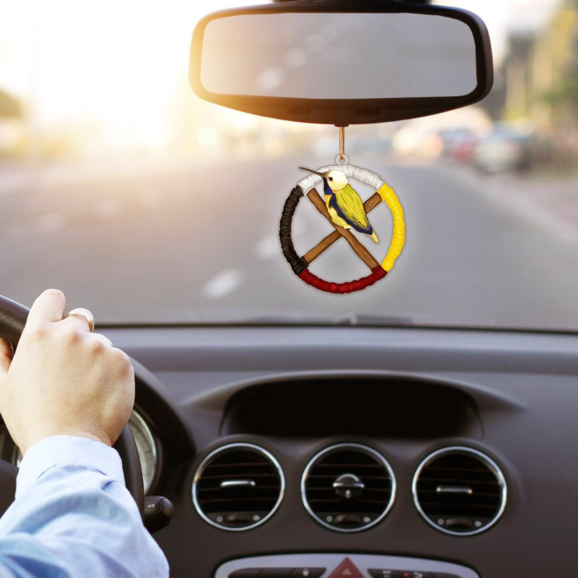 Hummingbird Native American Christmas Car Ornament Xmas Decor Christmas Gifts For Him