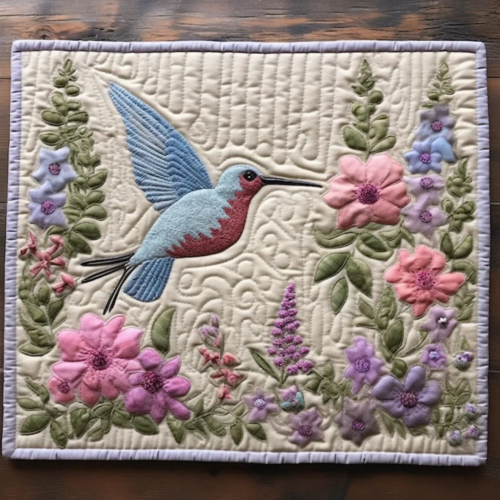 Hummingbird Quilted Placemat Placemats For Round Table Gifts For Mother In Law