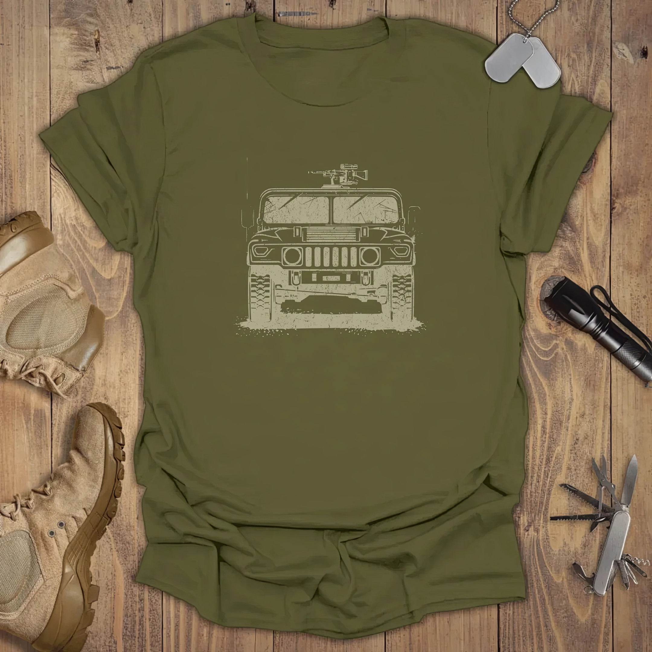 Humvee T-shirt Vintage Tees Mother's Day Gifts For New Moms