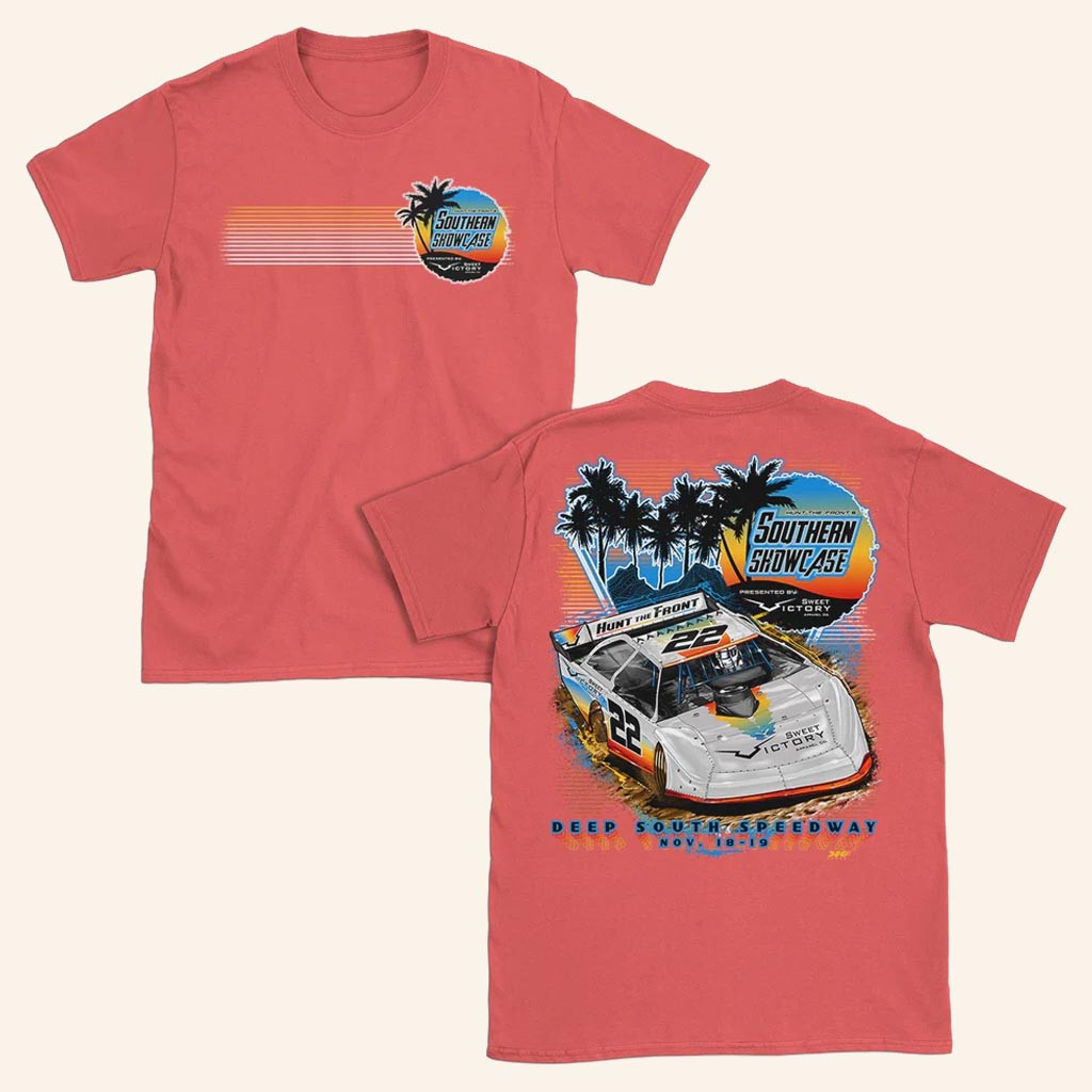 Hunt The Front Merch Southern Showcase Event T-Shirt Gifts For Race Fans