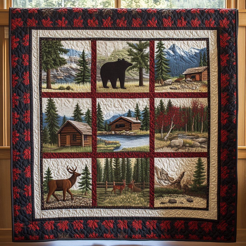 Hunting Deer Dreams Quilted Blanket Throws For Couch Dad Gifts From Daughter Christmas
