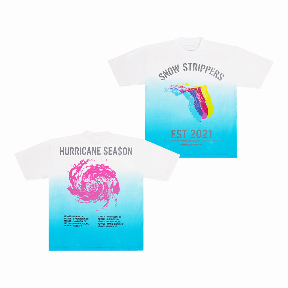 Hurricane Snow Strippers T-Shirt Electronic Music Shirt Snow Strippers Fans Gift For Boyfriend