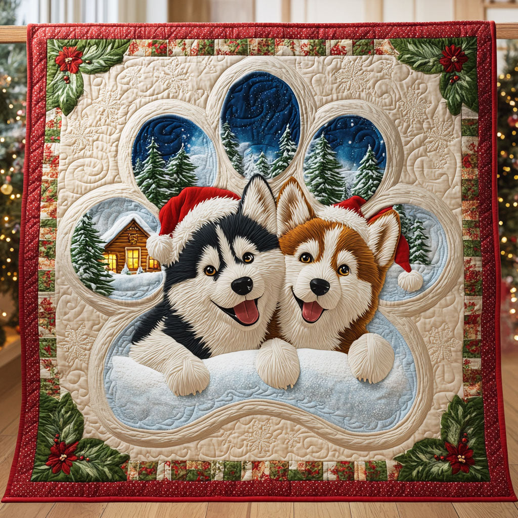 Husk Love Quilt Blanket Christmas Blanket Good Presents For Dog Lovers
