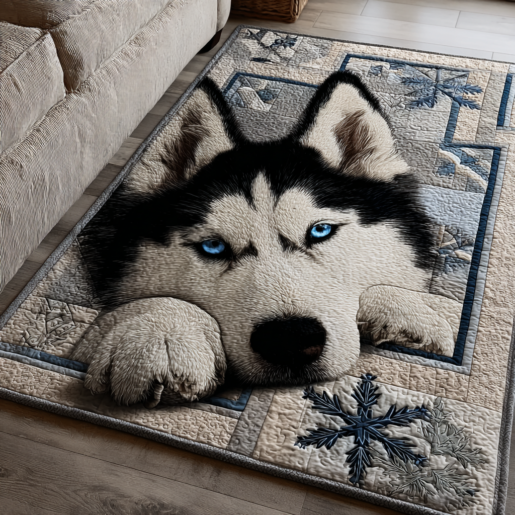 Husky Dreams Area Rug Dining Table Decor Great Gift For Dog Owners
