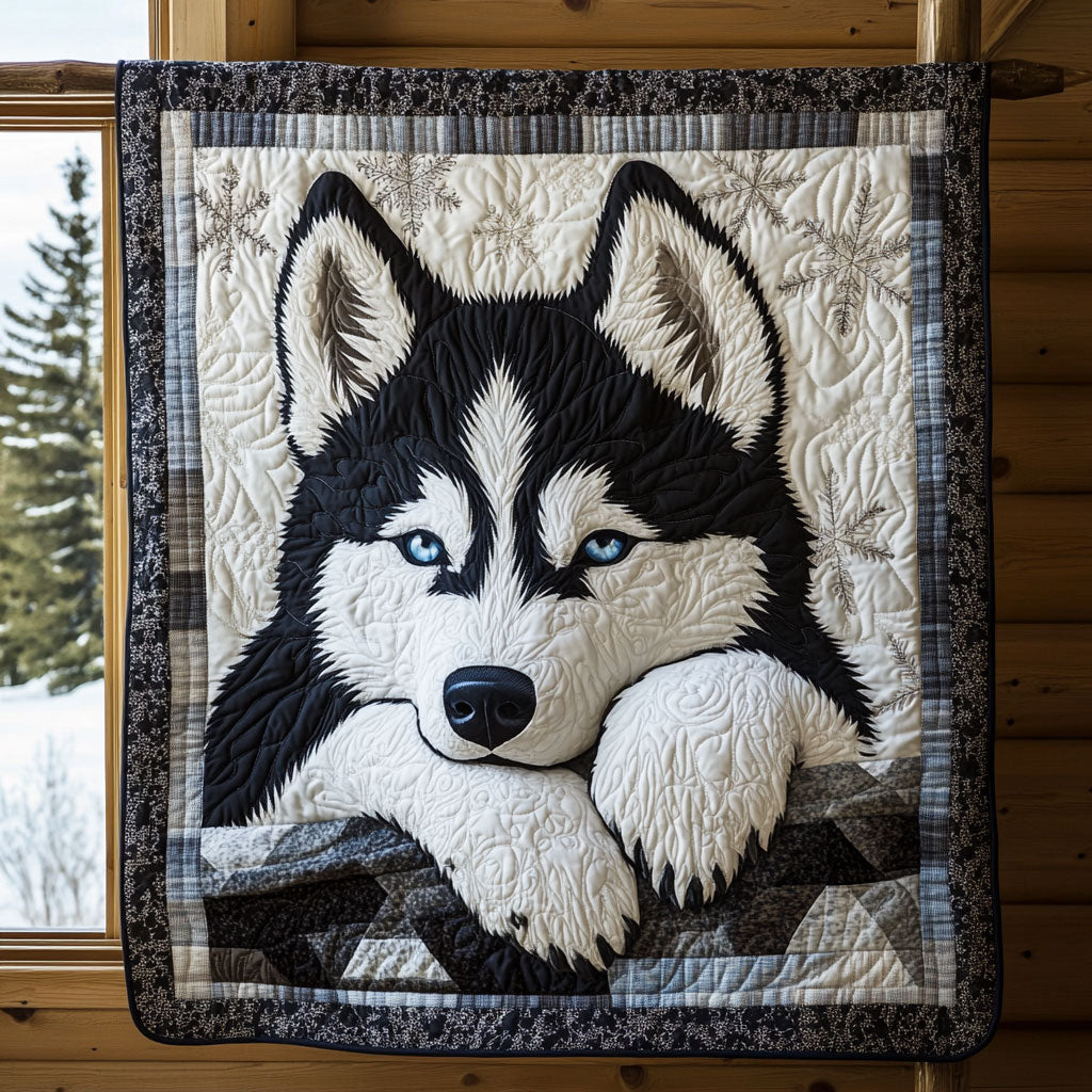 Husky Gaze Quilt Ultra-Soft Quilt Blanket for Hotel-Like Experience
