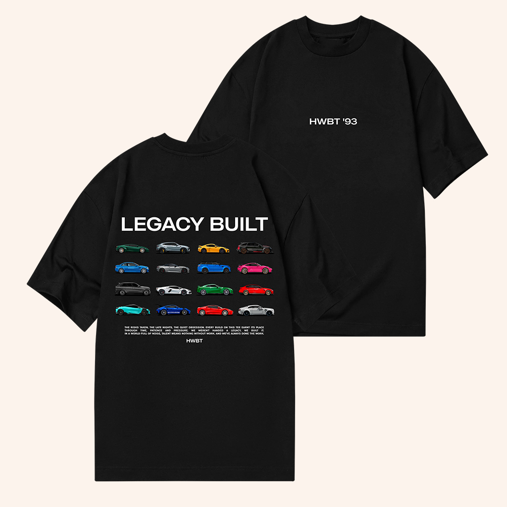 HWBT Merch Legacy Built T-Shirt Black Birthday Gifts For Friends