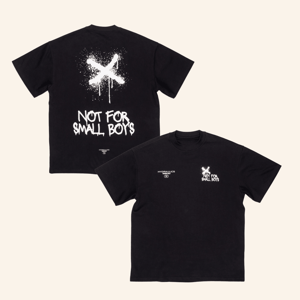 Hydraulics Merch Hydraulics Not For Small Boys Black T-Shirt Gifts For Fans Hydraulics Merch Hydraulics Not For Small Boys Black T-Shirt Gifts For Fans