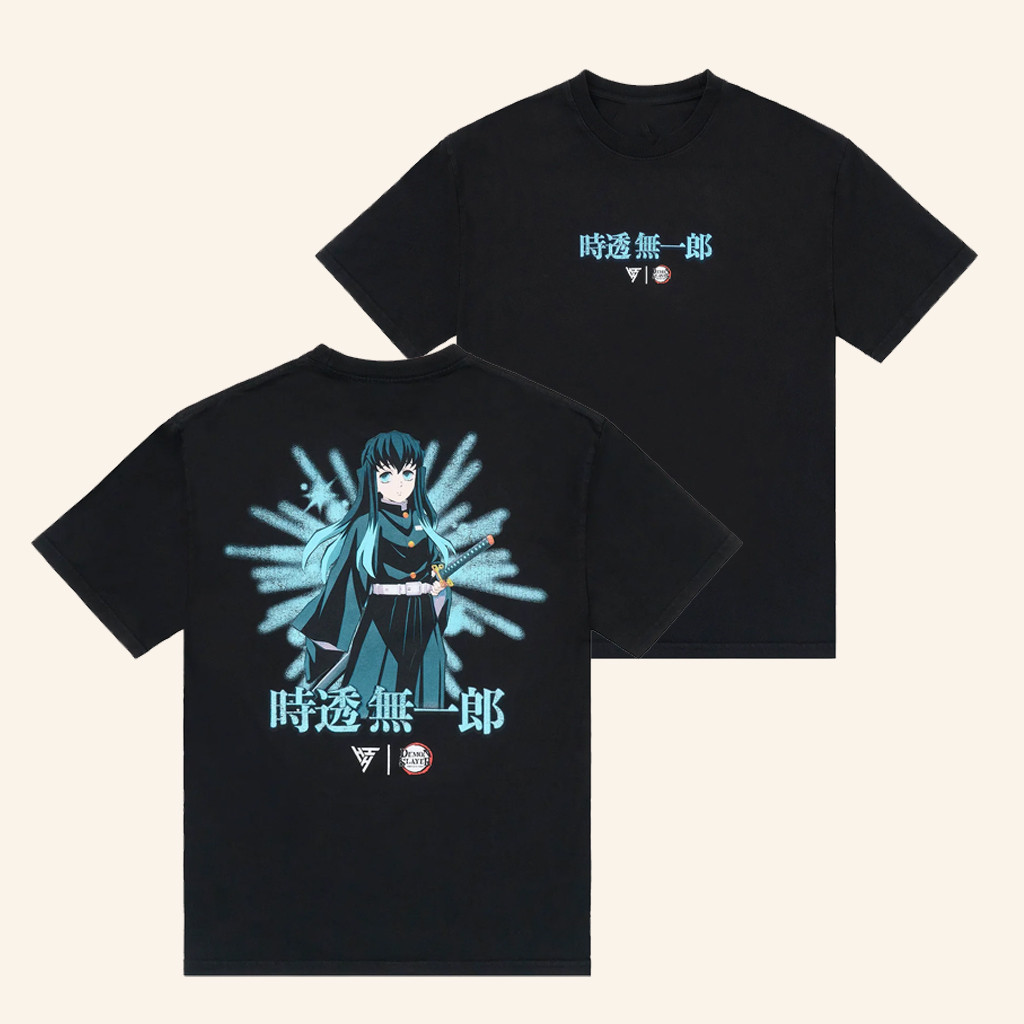 Hypland Merch Demon Slayer Muichiro Air Brush Shirt Gifts For Girlfriend Hypland Merch Demon Slayer Muichiro Air Brush Shirt Gifts For Girlfriend