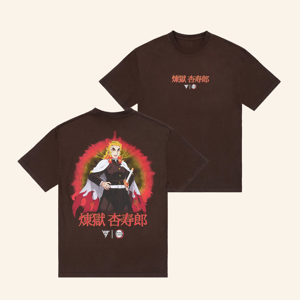 Hypland Merch Demon Slayer Rengoku Air Brush Shirt Good Gifts For Boyfriend Hypland Merch Demon Slayer Rengoku Air Brush Shirt Good Gifts For Boyfriend