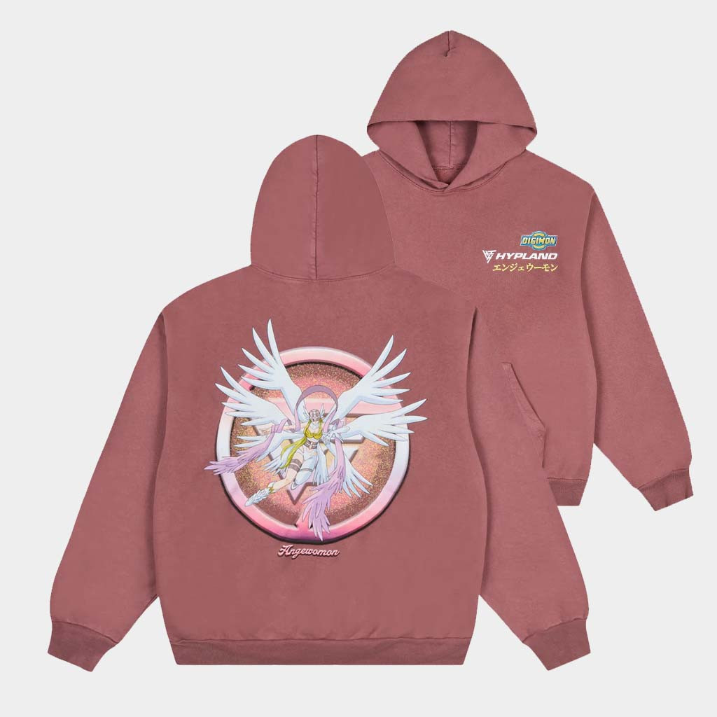 Hypland Merch Digimon Angewomon Hoodie Birthday Presents For Daughter