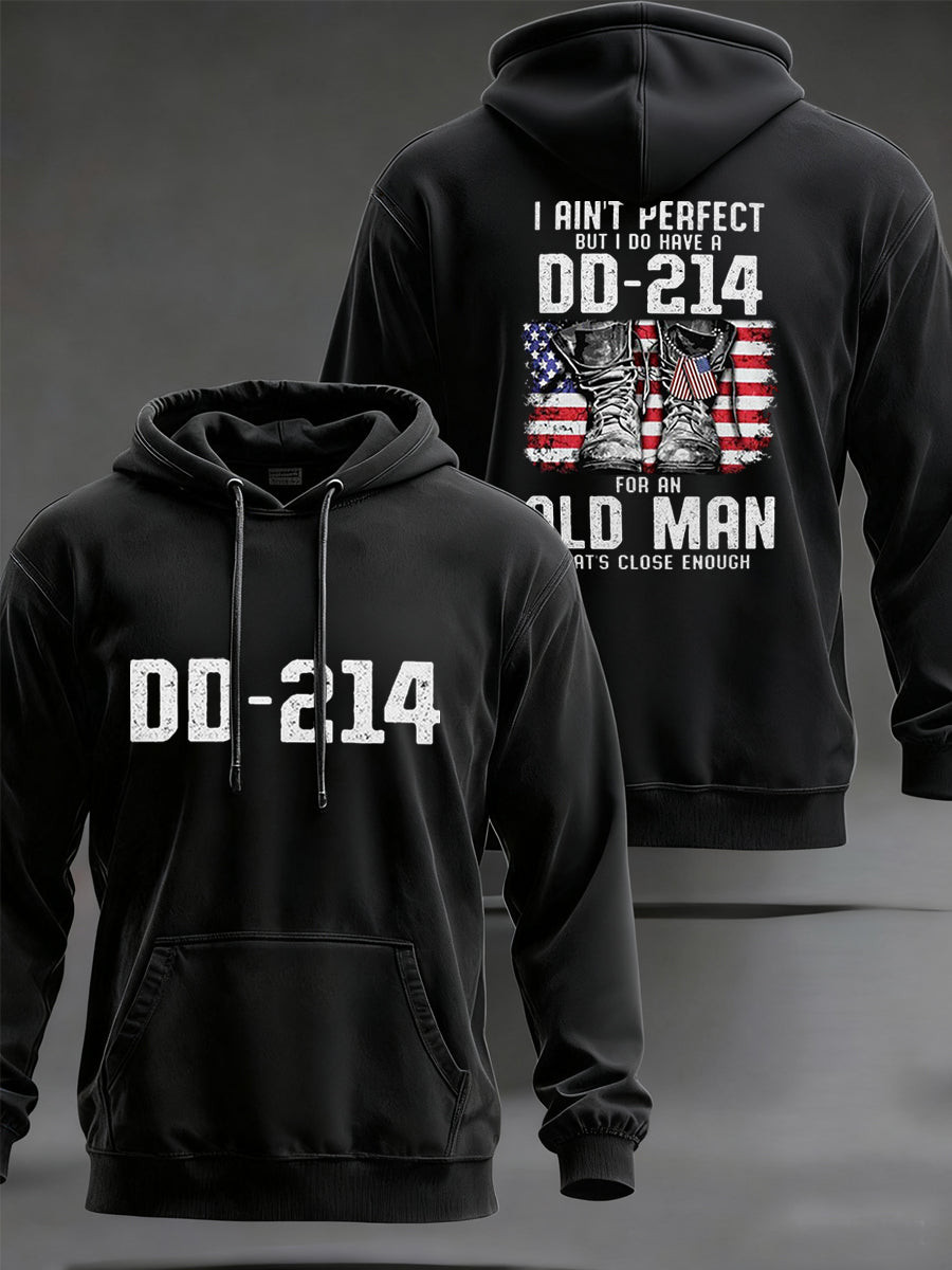 I Ain't Perfect I Do Have DD 214 Hoodie Proud Veteran Apparel Gifts For Retired Military