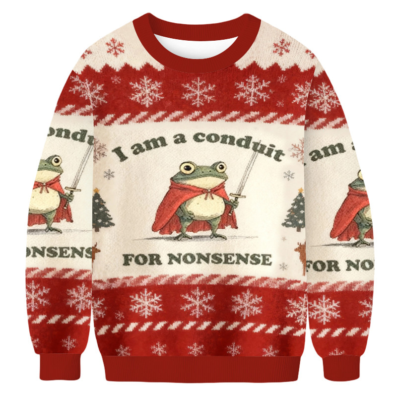 I Am A Conduit For Nonsense Christmas Ugly Sweater Xmas Wear Christmas Gift Ideas