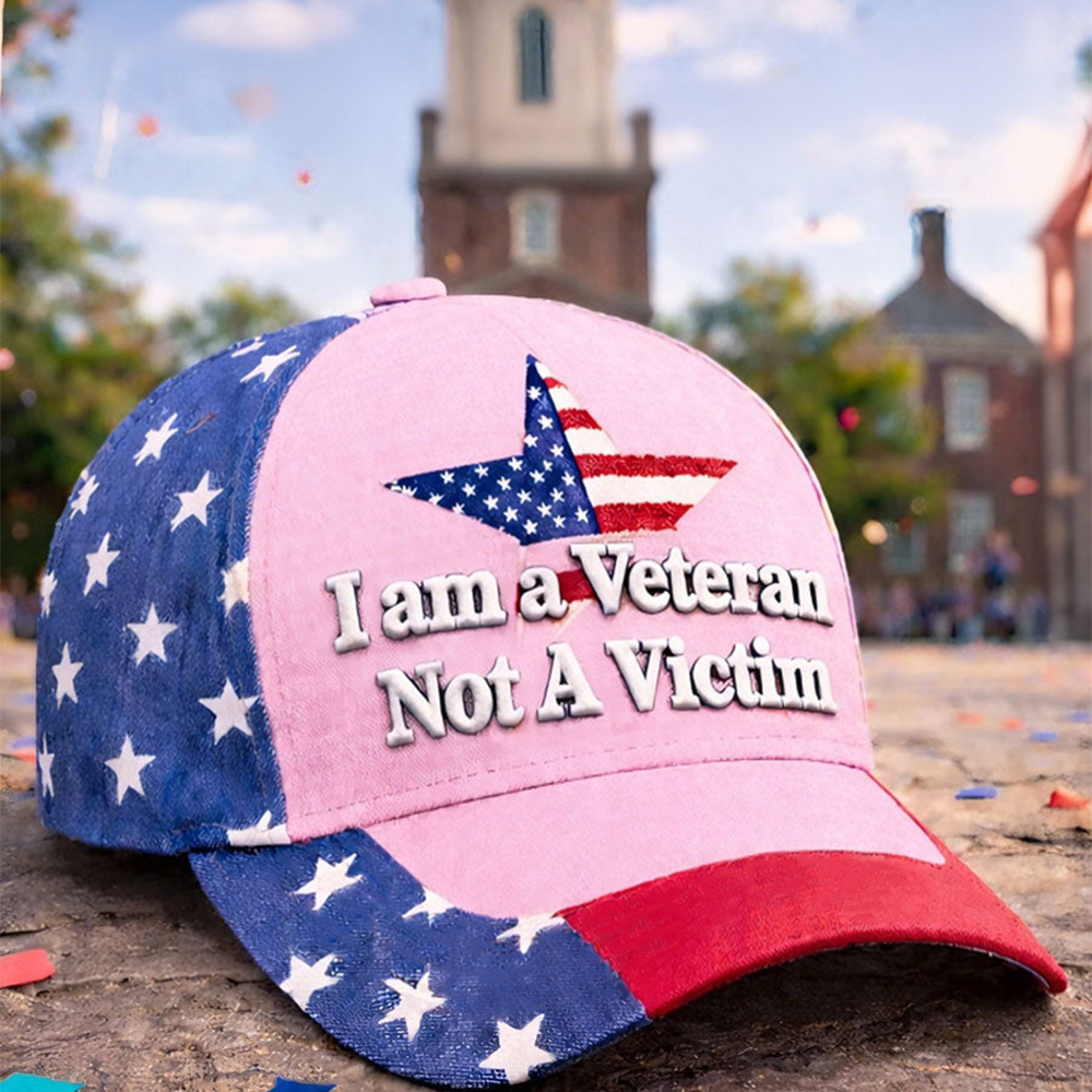 I Am A Veteran Not A Victim Hat Proud Veteran Baseball Cap Patriotic Gift Ideas