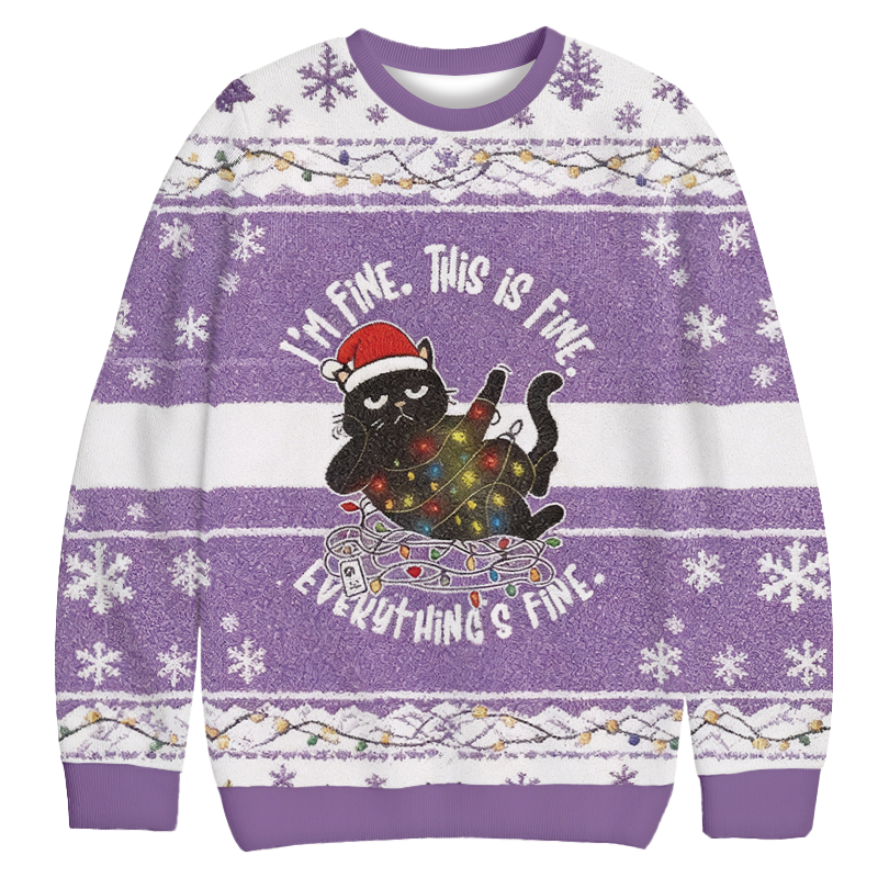 I am an Indoor Cat Funny Christmas Ugly Sweatshirt Christmas Cozy Winter Wear Gift Ideas I am an Indoor Cat Funny Christmas Ugly Sweatshirt Christmas Cozy Winter Wear Gift Ideas