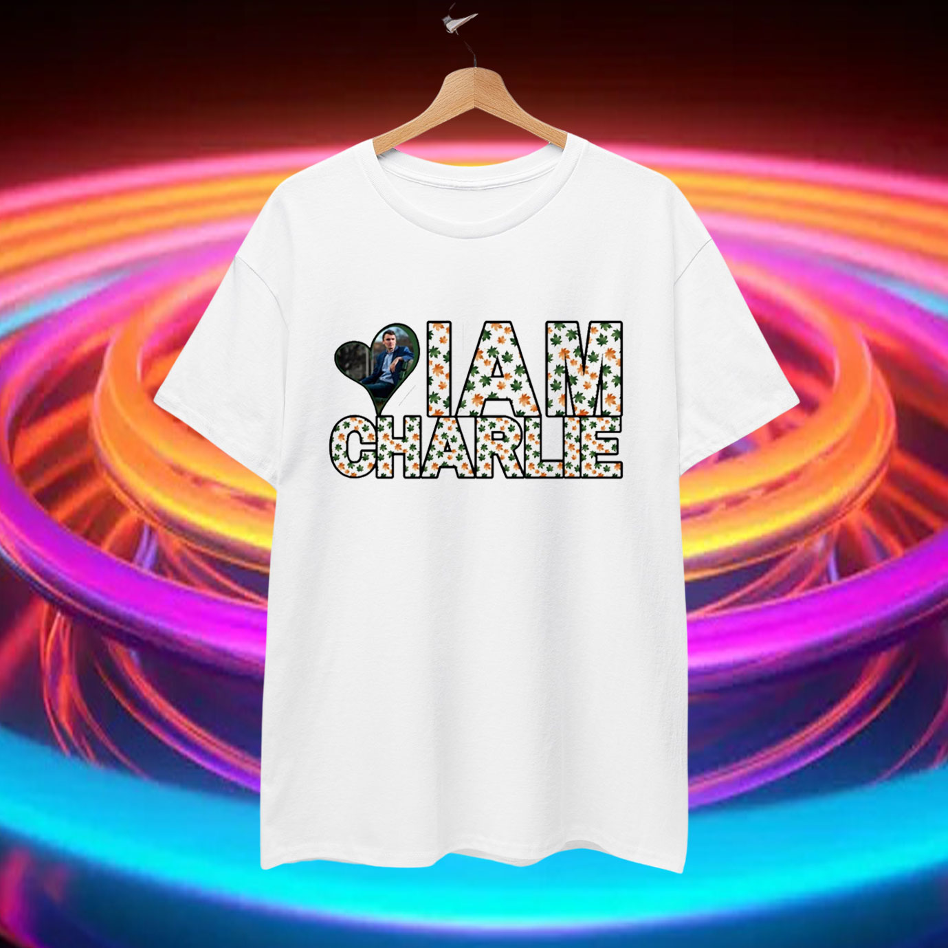 I Am Charlie Floral T-Shirt