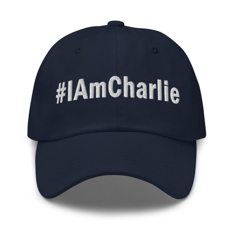 I Am Charlie Hat Embroidered Charlie Kirk Freedom Hat Patriotic Gifts For Supporters