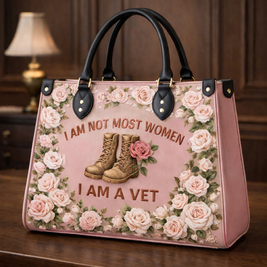 I Am Not Most Woman I Am A Vet Handbag Female Veteran Handbag Gift Ideas For Mom