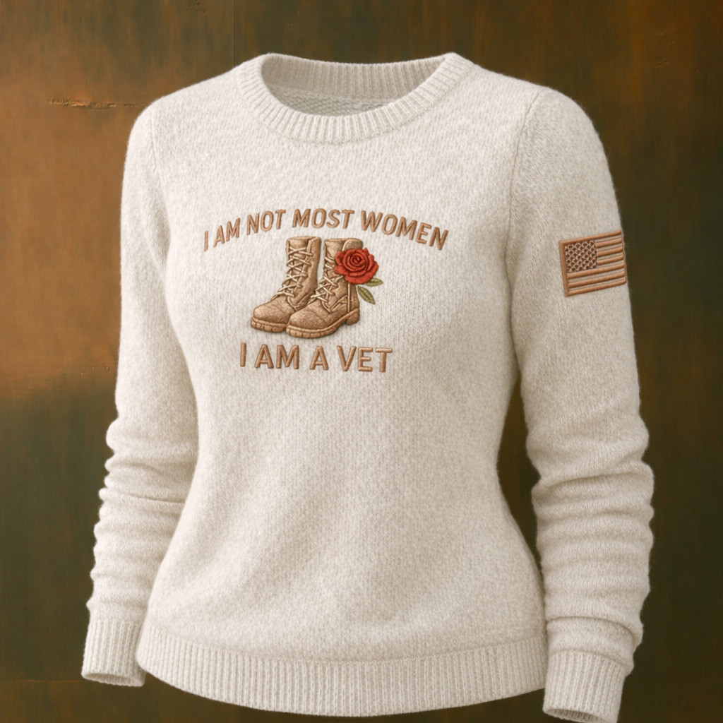 I Am Not Most Women I A Vet Sweater Female Vet Apparel Gift For Mom