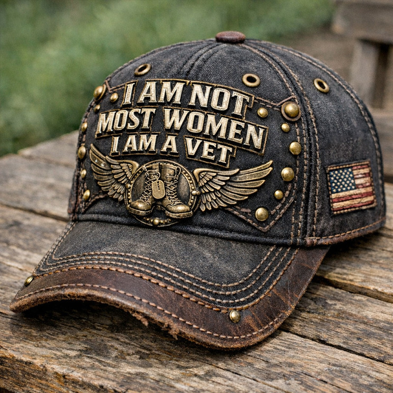 I Am Not Most Women I Am A Veteran Hat Female Veteran Baseball Cap Patriotic Gift Ideas