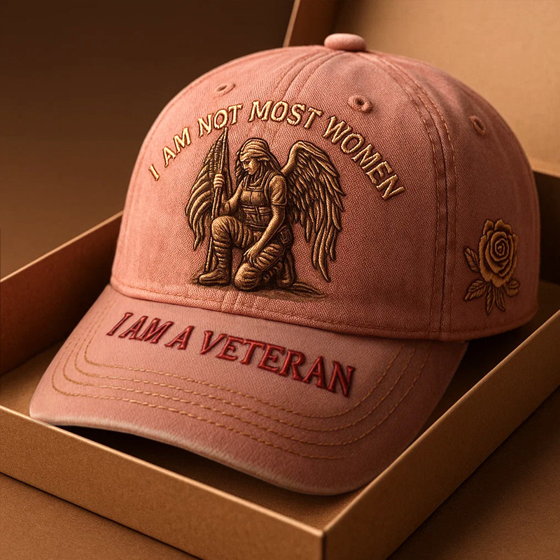 I Am Not Most Women Veteran Hat I Am Veteran Cap Christian Themed Gift Ideas