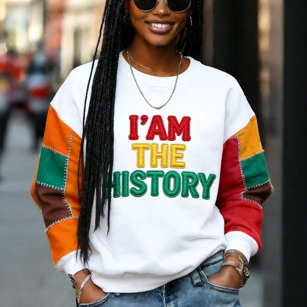 I Am The History Sweatshirt Black History Month Clothing Line Black History Gift