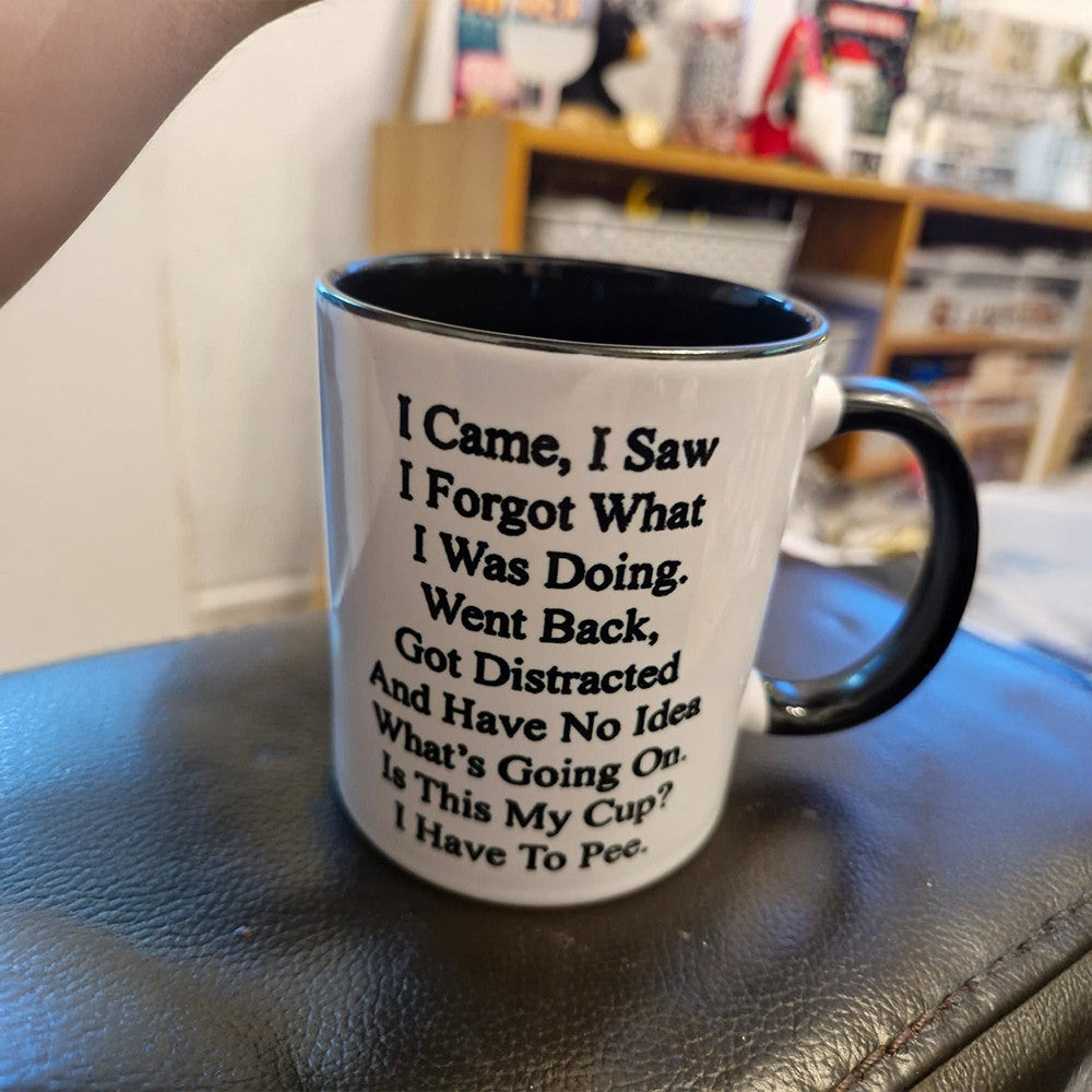 I Came I Saw I Forgot What I Was Doing Accent Mug Funny Mug Gifts For Besties I Came I Saw I Forgot What I Was Doing Accent Mug Funny Mug Gifts For Besties