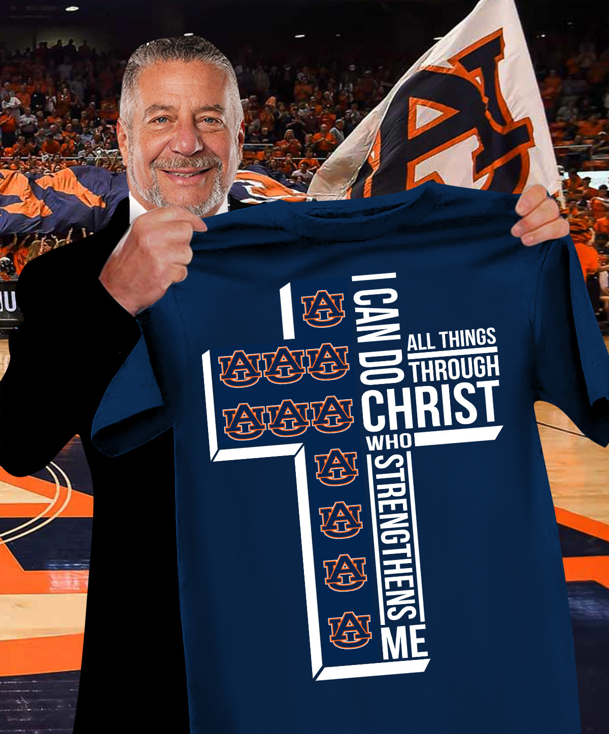 I Can Do All Things Through Christ Who Strengthens Me T-Shirt Auburn Football Gifts