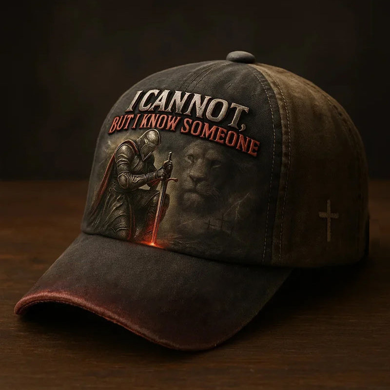I Cannot But I Know Someone Lion Faith Hat God Is Good Cap Christian Gift For Father