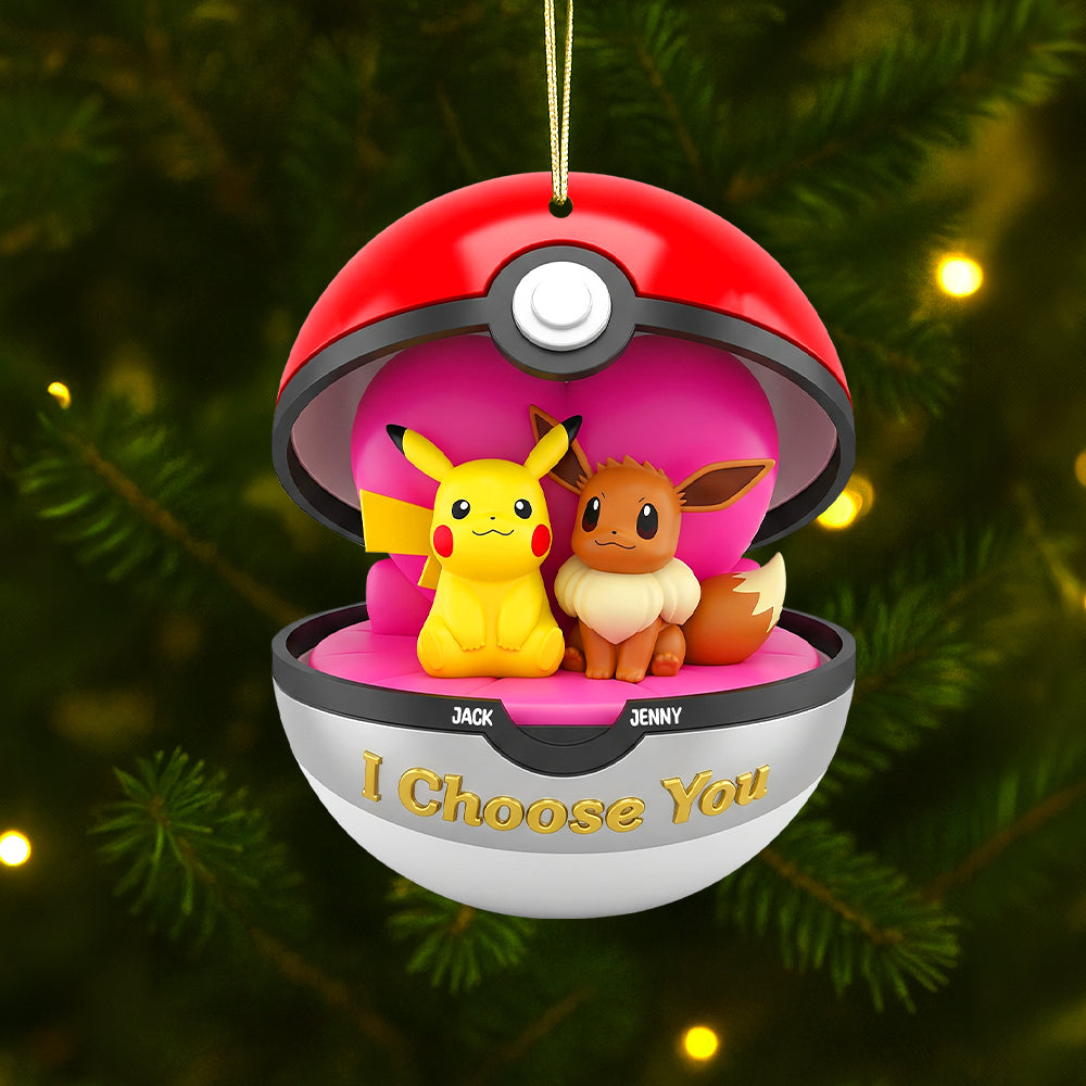 I Choose You Personalized Gifts For Couple Christmas Acrylic Ornament - Holiday Tree Decoration Gift I Choose You Personalized Gifts For Couple Christmas Acrylic Ornament - Holiday Tree Decoration Gift