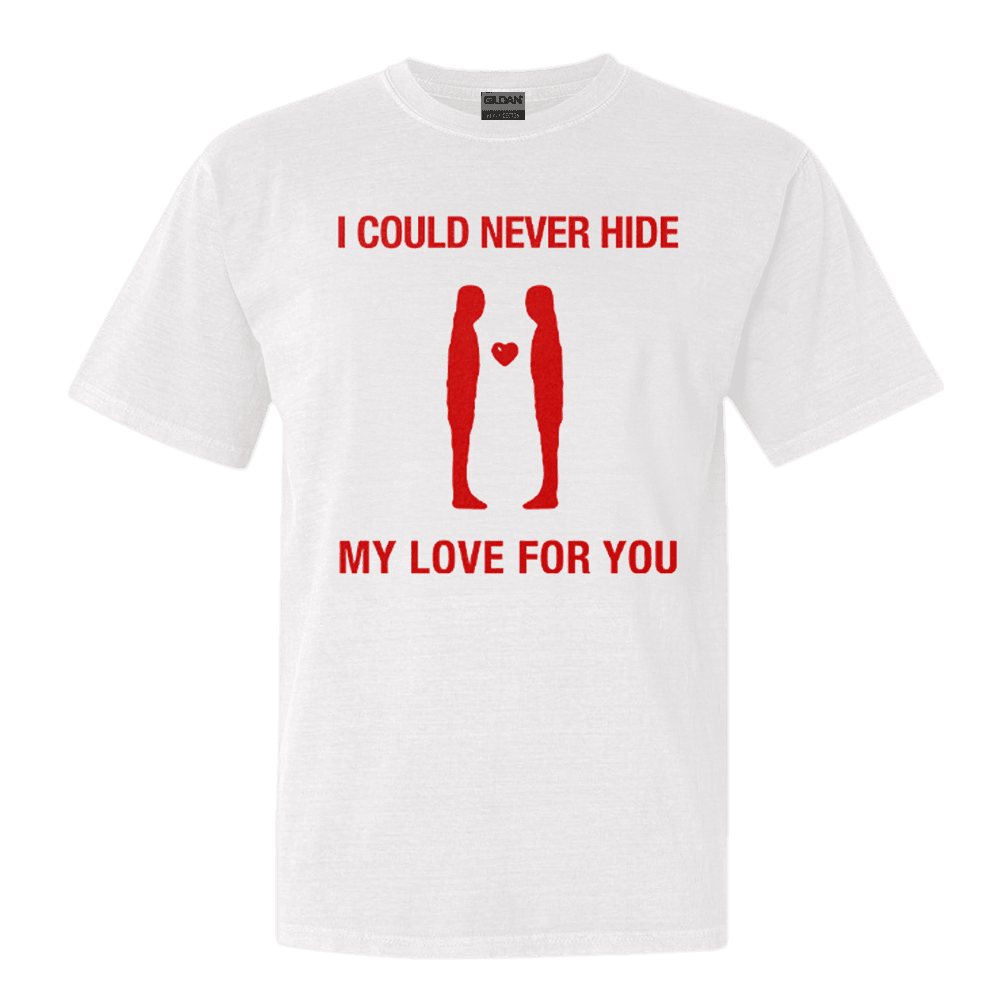 I Could Never Hide My Love For You Shirt Gifts For Couples Anniversary Gift for Men I Could Never Hide My Love For You Shirt Gifts For Couples Anniversary Gift for Men