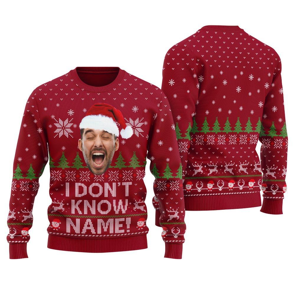 I Dont Know Margo Personalized Christmas Sweater Womens Secret Santa Gifts For Her