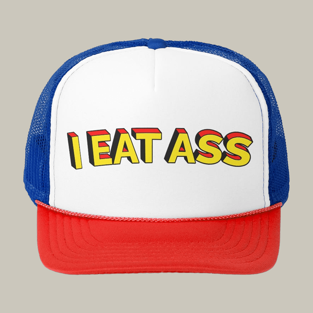 I Eat Ass Trucker Hat Funny Adult Hat Humorous Presents For Boyfriend
