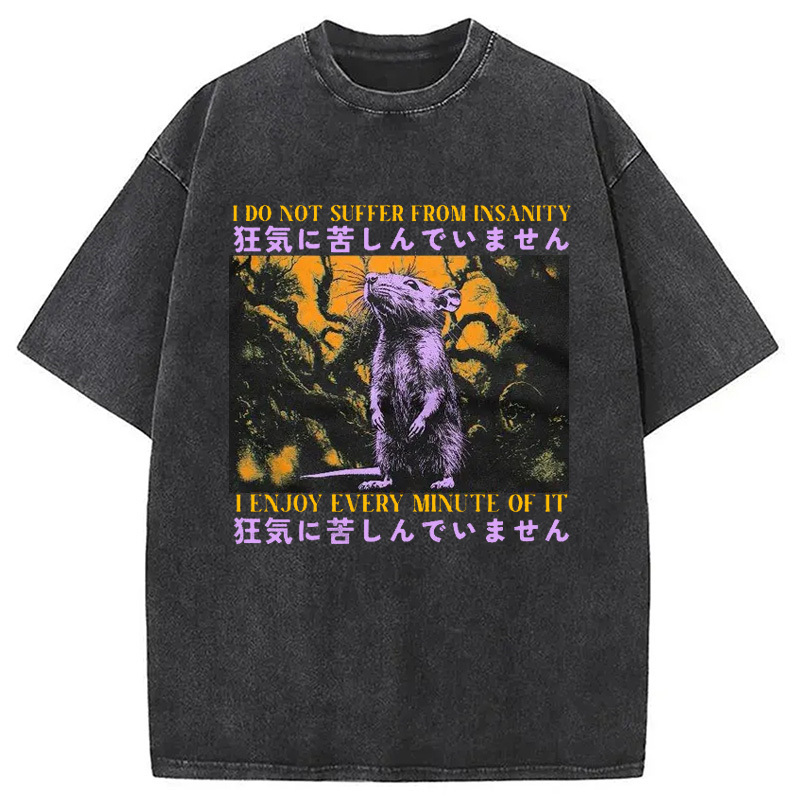 I Enjoy Every Minute Of It Japanese Washed T-Shirt Cool Graphic Tee For Men Women Gifts For Best Friend I Enjoy Every Minute Of It Japanese Washed T-Shirt Cool Graphic Tee For Men Women Gifts For Best Friend