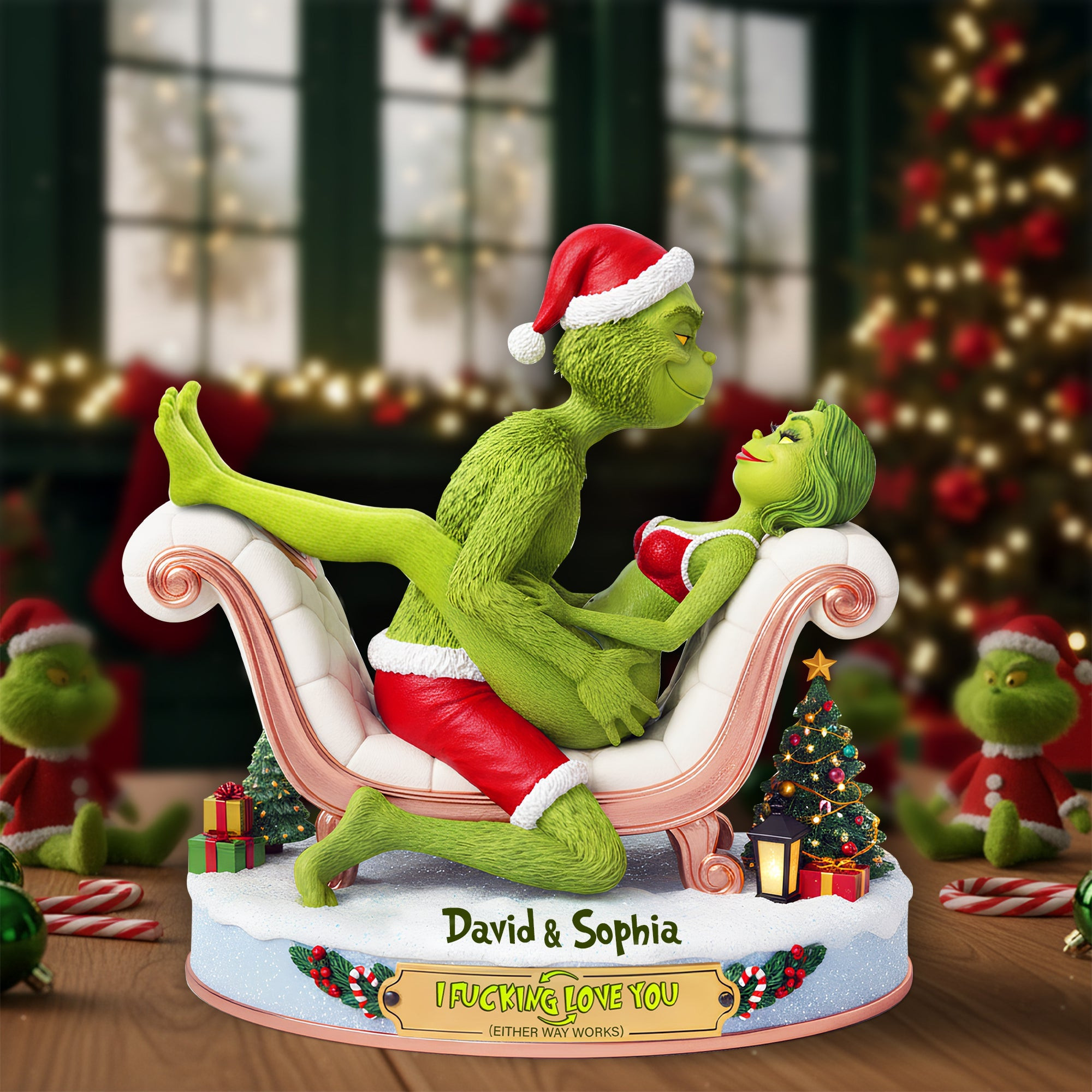 I F king Love You Acrylic Plaque - Personalized Gifts For Couple - Funny Stocking Stuffers For Adults I F king Love You Acrylic Plaque - Personalized Gifts For Couple - Funny Stocking Stuffers For Adults