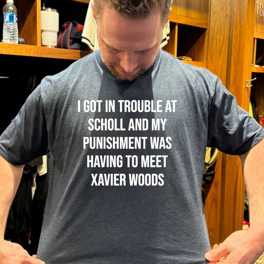 I Got In Trouble At School And My Punishment Was Having To Meet Savier Woods T Shirt