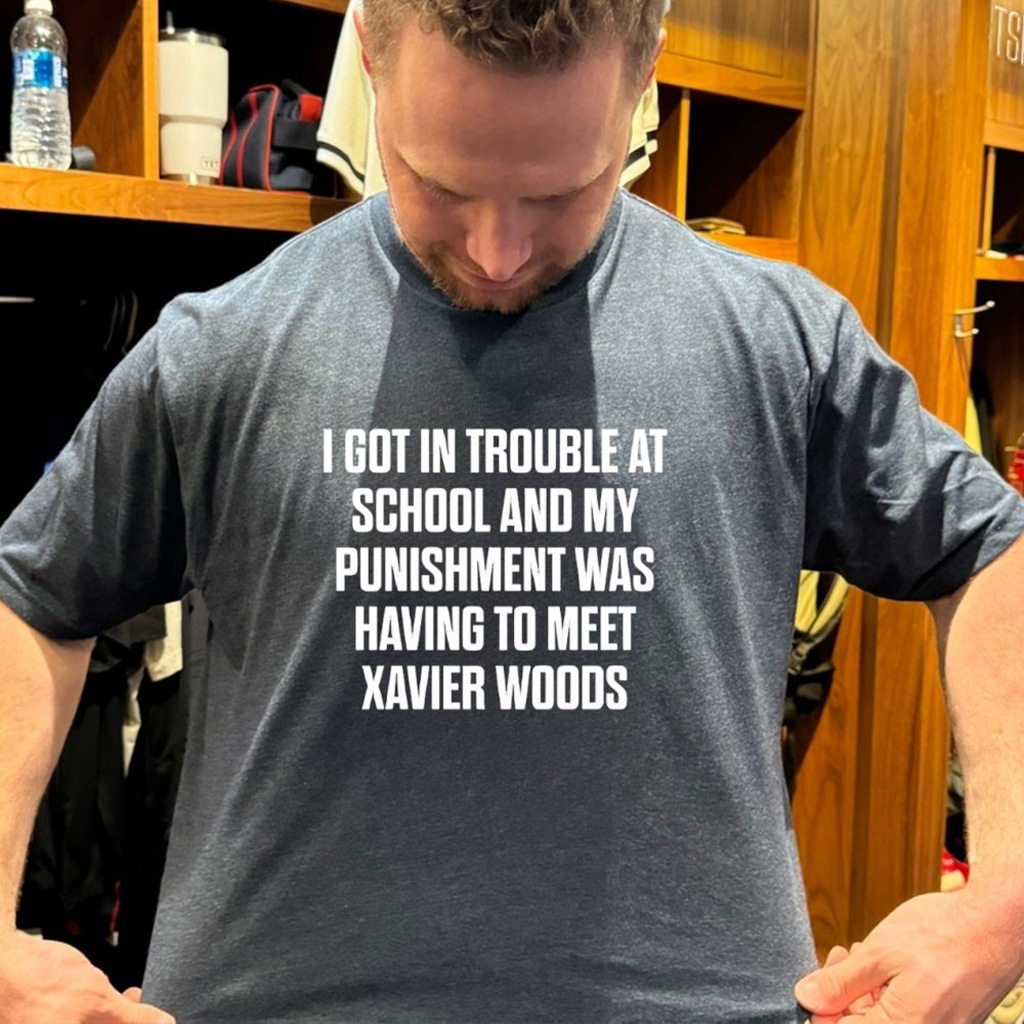 I Got In Trouble At School And My Punishment Was Having To Meet Xavier Woods T Shirt I Got In Trouble At School And My Punishment Was Having To Meet Xavier Woods T Shirt
