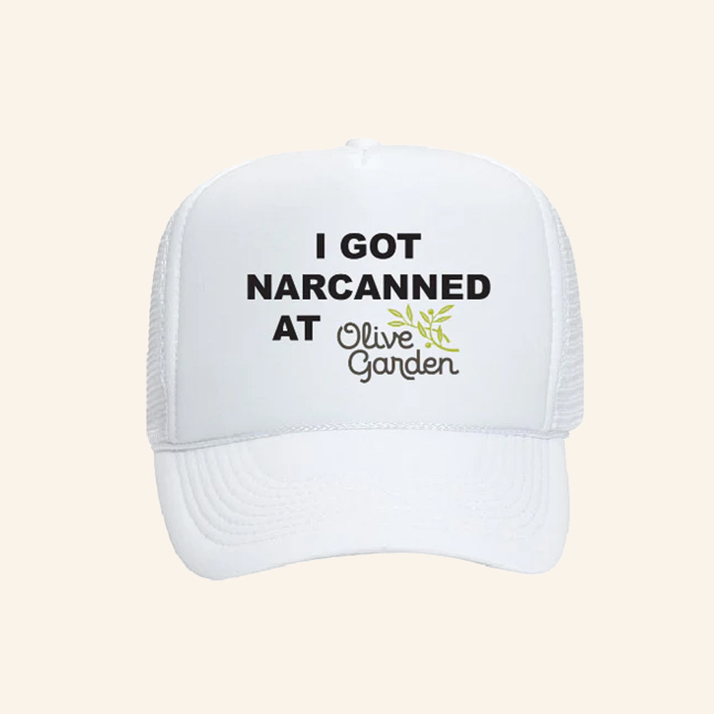 I Got Narcanned At Olive Garden Trucker Hat Humorous Sarcastic Cap Gifts For Friends