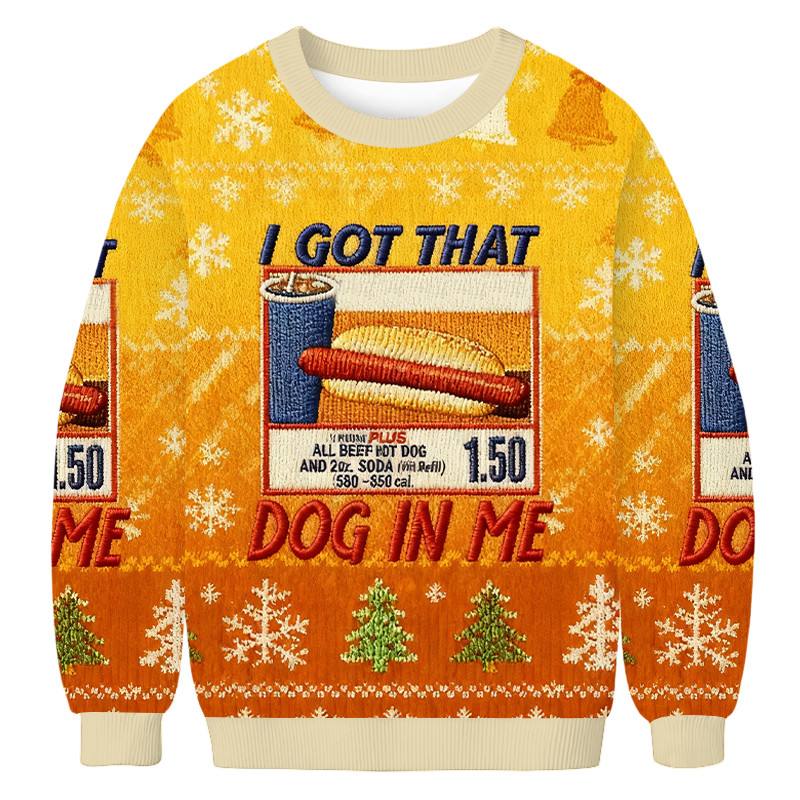 I Got That Dog In Me Christmas Ugly Sweater Winter Apparel Christmas Gifts For Men