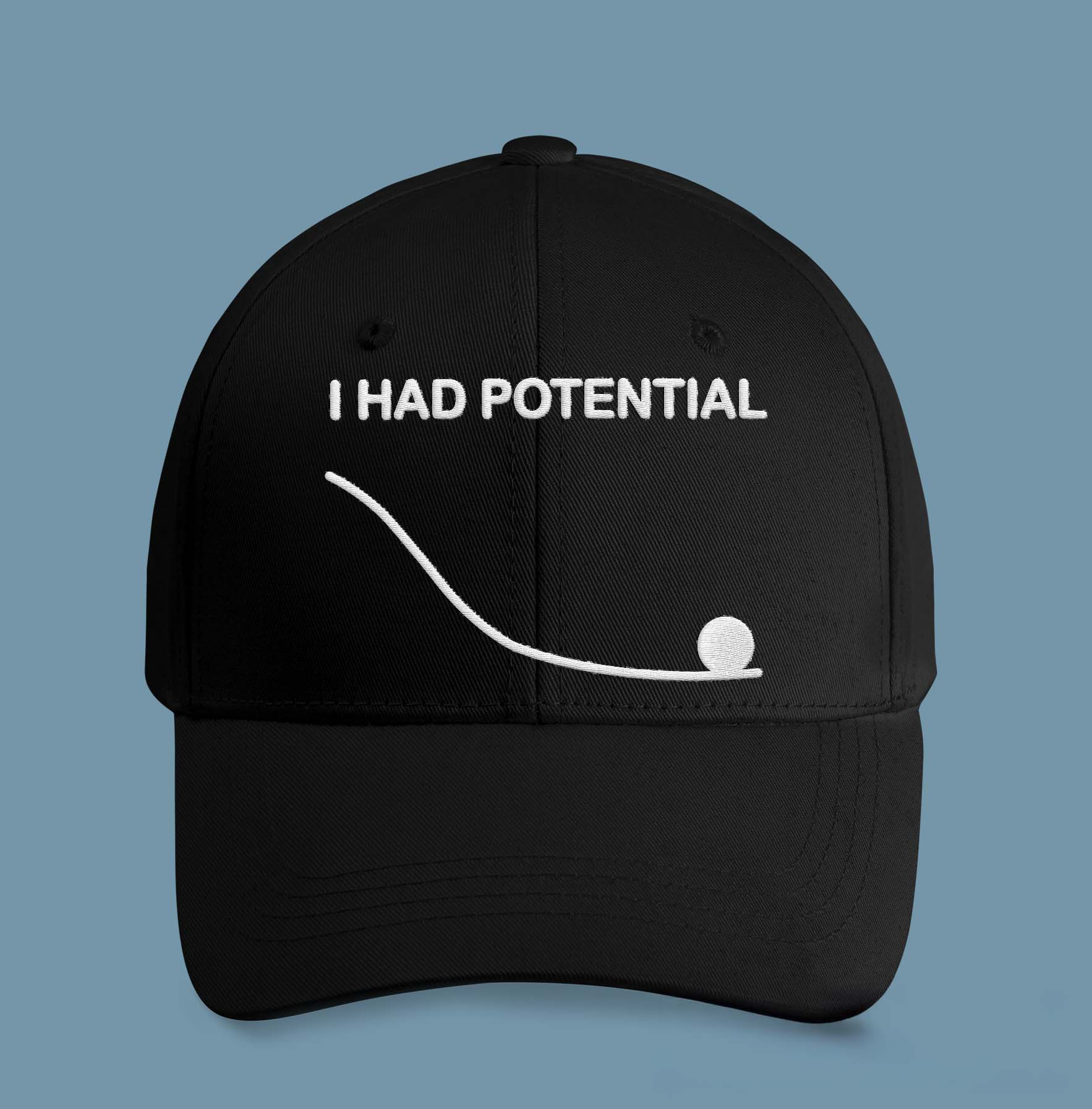 I Had Potential Baseball Hat Project Hail Movie Science Humor Gift For Film Fans