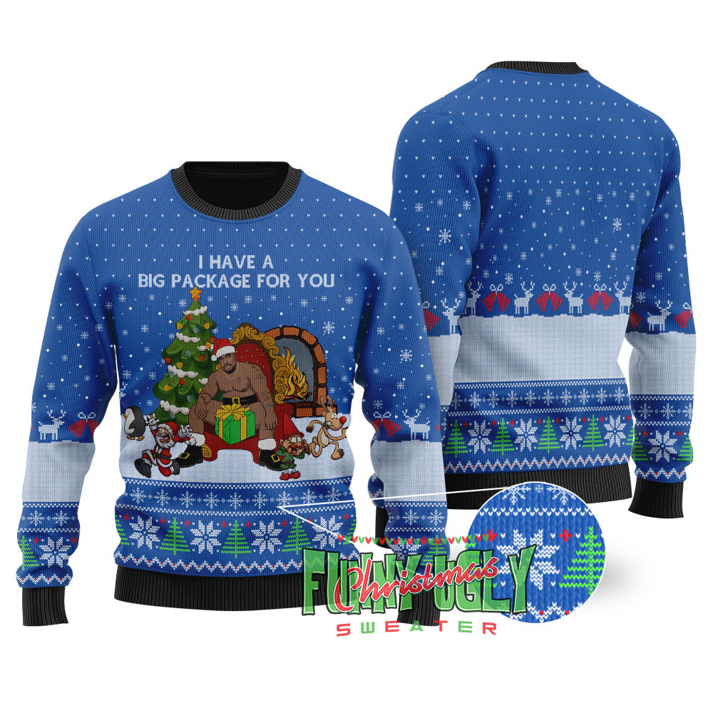 I Have A Big Package For You Barry Wood Christmas Sweater Royal Trending Christmas Merch Gift 2025 Collection