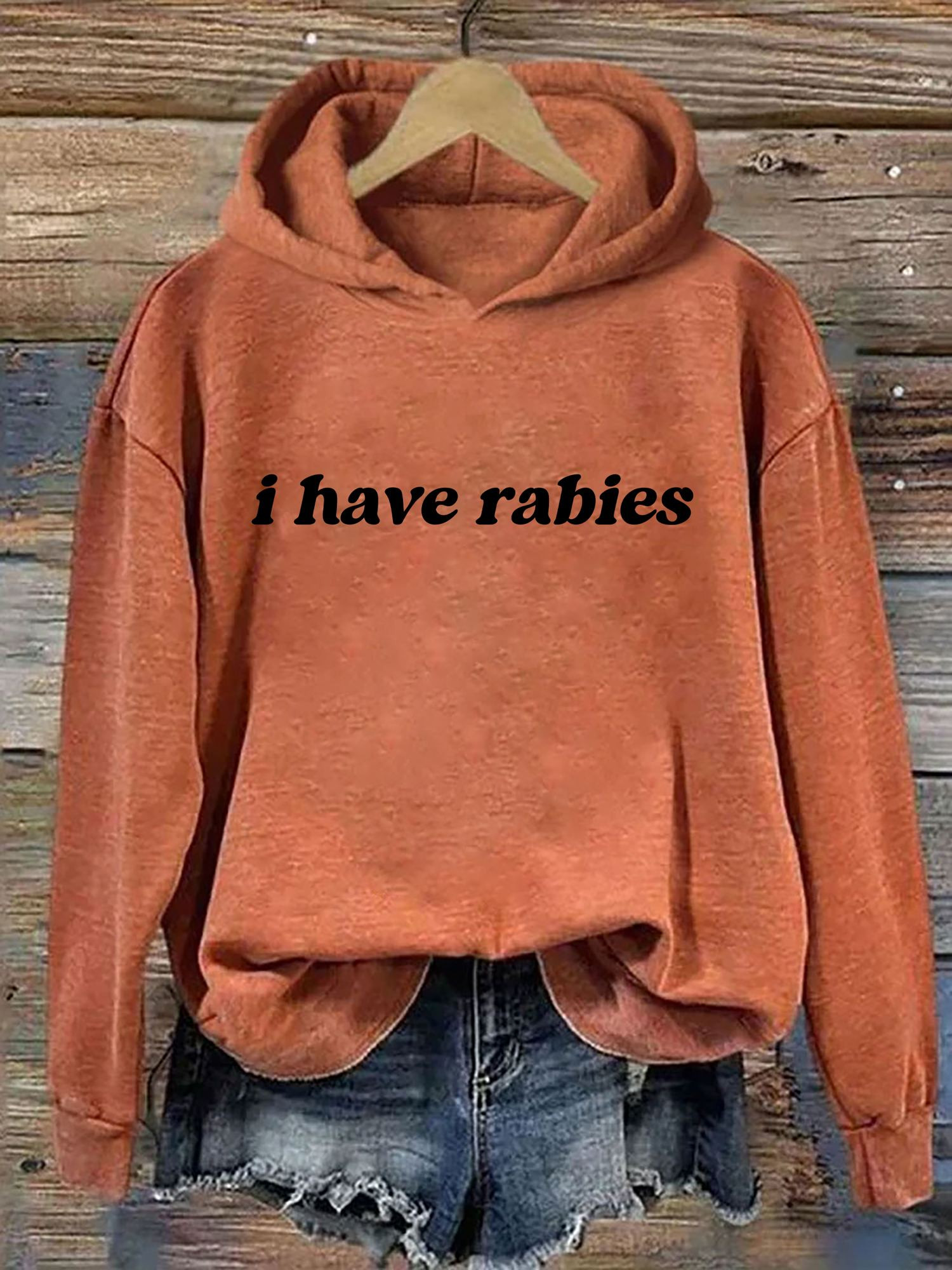 I Have Rabies Hoodie Sarcastic Apparel Funny Meme Clothing Gifts For Enthusiasts