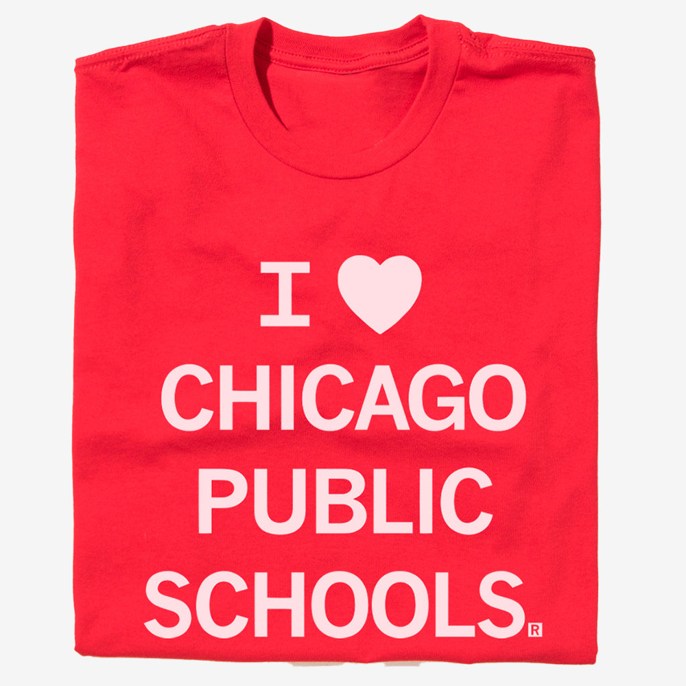 I Heart Chicago Public Schools T-Shirt Funny Tee Gifts For Students