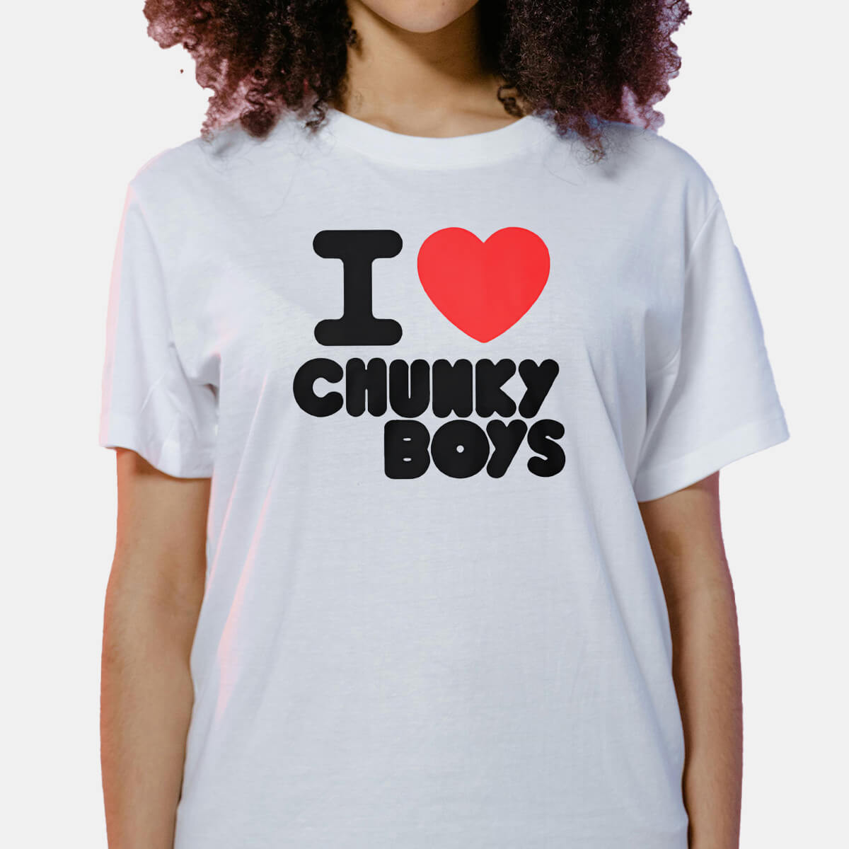 I Heart Chunky Boys Shirt Gift Ideas For Girlfriend